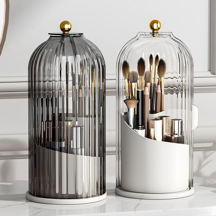 Stylish 360° Rotating Makeup Organizer