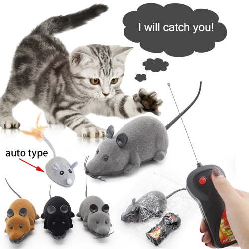 Remote Control Mouse Cat Toy (3 Colors) Healthy Exercise