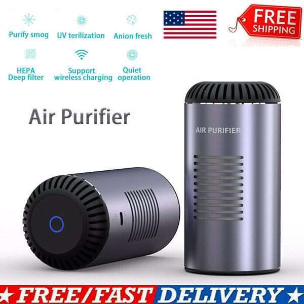 Room Car Air Purifier Home Smoke Cleaner Indoor Dust Odor Remover by Veasoon