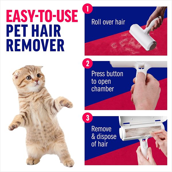 Multi-Surface Lint Roller and Fur Removal Tool