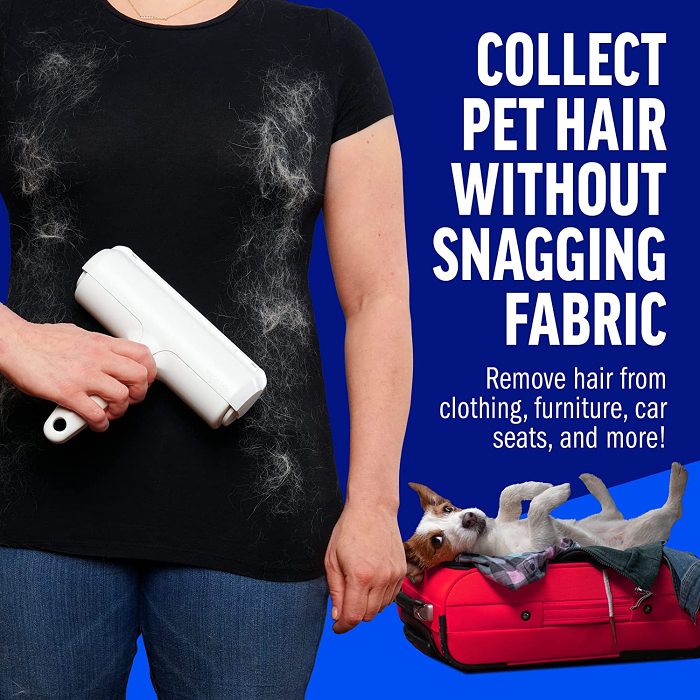 Multi-Surface Lint Roller and Fur Removal Tool