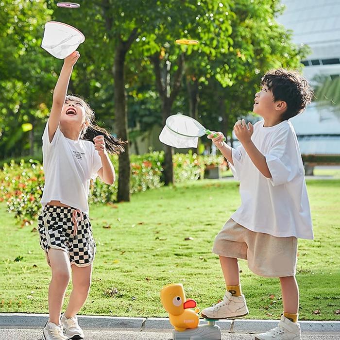 Flying Disc Launcher Toy for Kids