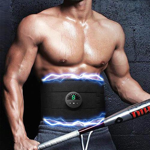 Smart EMS Fitness Vibration Belt Abdominal Trainer Muscle Slimming by Veasoon