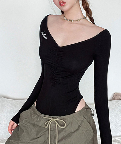 Butterfly Print Women'S Mesh Bodysuit