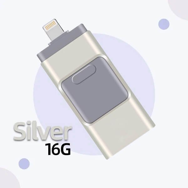 4 In 1 High Speed USB Flash Drive For iPhone, iPad, Android, PC & More Devices