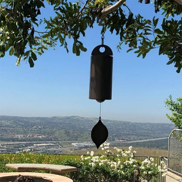The Deep Resonance Serenity Bell - Deep Tone Sound Wind Bell for Outdoor Decor for Garden, Patio, Porch