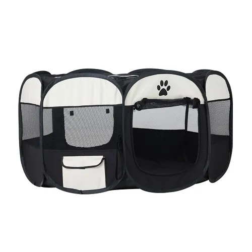 Pet Pet Dog Playpen Enclosure Crate 8 Panel Play Pen Tent Bag Puppy Fence 2XL
