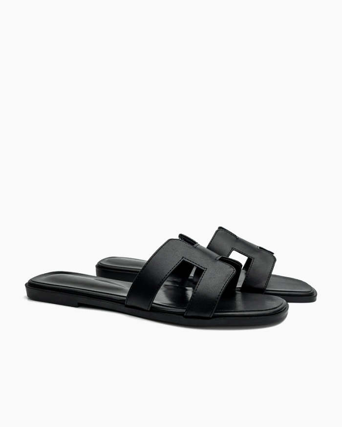 H Style Beach Flat Slippers Sandals
