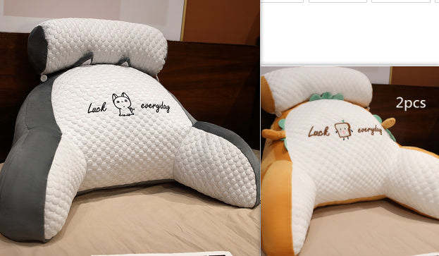 Soft Fluffy Triangle Reading Cushion