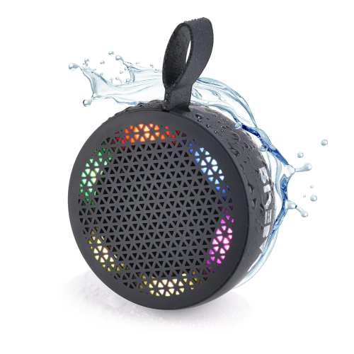 RISEBASS Water Resistant Bluetooth Shower Speaker, Handsfree Portable Speakerphone Control Buttons with LED Light, True Wireless Stereo for Bathroom, Kitchen, Hiking, Kayak, Beach, Gifts by Veasoon