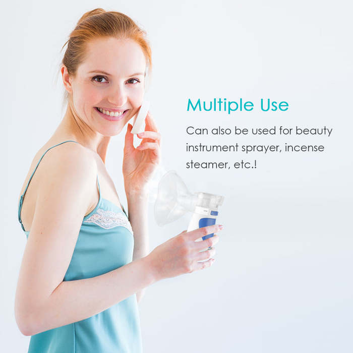 Portable Handheld Nebulizer Machine Mesh Steam Inhaler for Kids, Adults