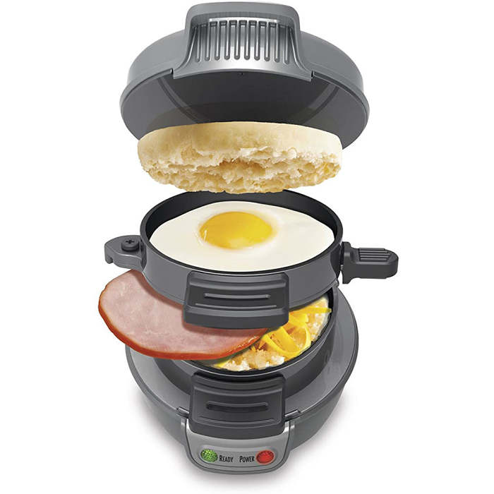 Breakfast Sandwich & Waffle Maker with Egg Cooker