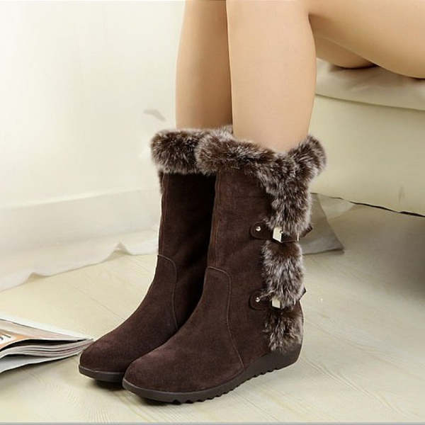 Mid-Calf Orthopedic Boots Fur New Trend 2024 Winter Shoes
