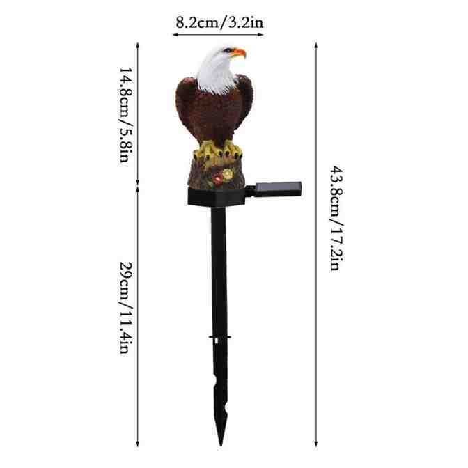 Eagle Statue Garden Solar Pile Light