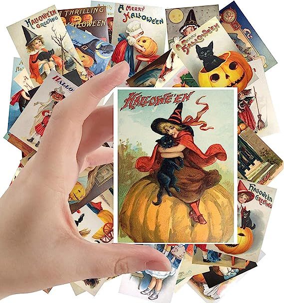 Vintage Halloween Postcard ( 24 pcs )