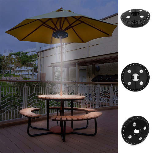 Outdoor Umbrella Light,  28 LED Pole Mounted Light Battery Operated for Patio Yard Garden