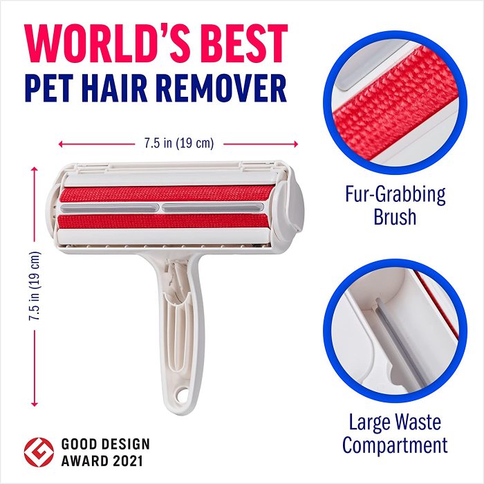 Multi-Surface Lint Roller and Fur Removal Tool