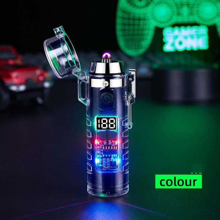 USB Charging Lighter with LED Color Display