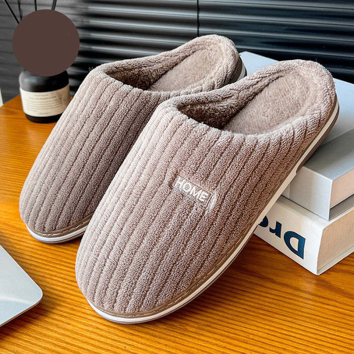 Winter Non-Slip Cotton Slippers