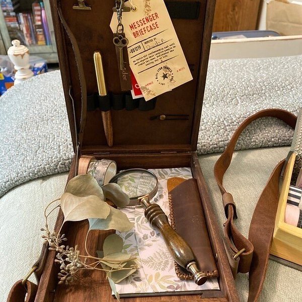 Writers Messenger Wood Box
