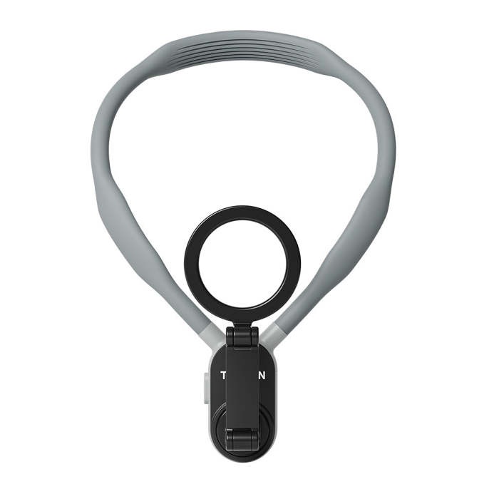 Magnetic phone neck mount