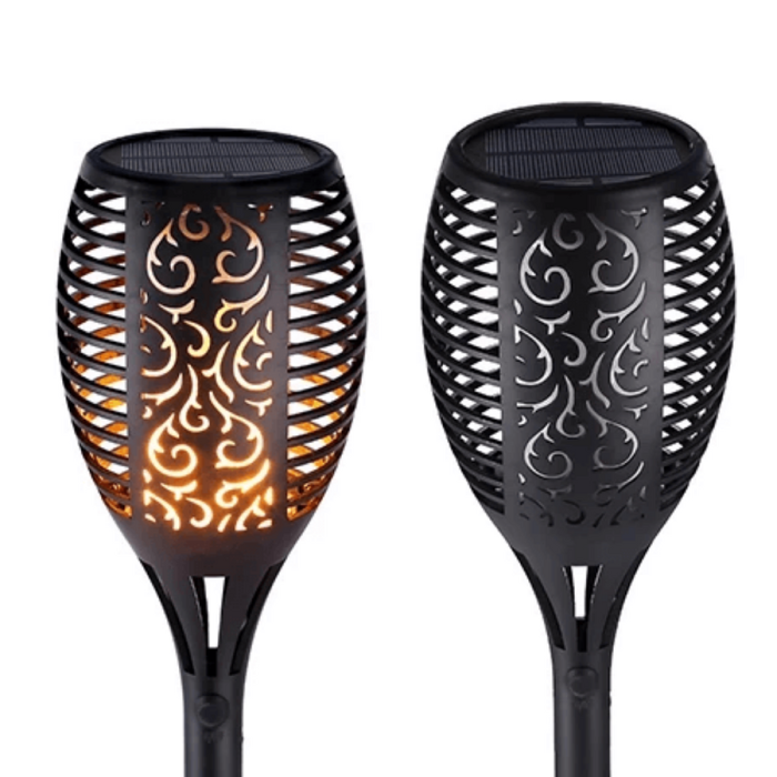 Solar Flame Lights Flickering Lamp Torch