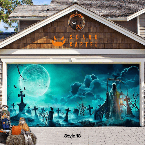 2024 Garage Door Halloween Cover