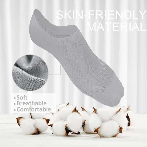 Ultra Thin Liner Socks Non Slip ComBed Cotton No Show Socks