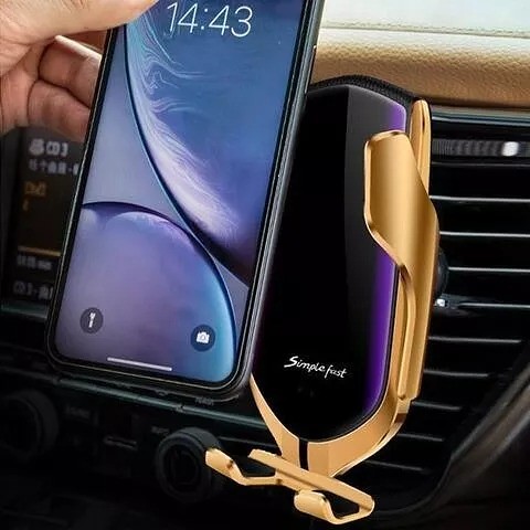 Automatic Wireless Car Phone Holder - Automatic Clamping Car Charger