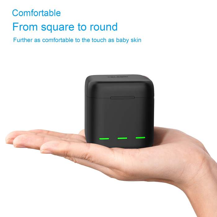3-Channel USB Quick Charger for GoPro Hero 9 Black