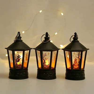 Handheld LED Candle Wind Light for Halloween Decorations and Parties