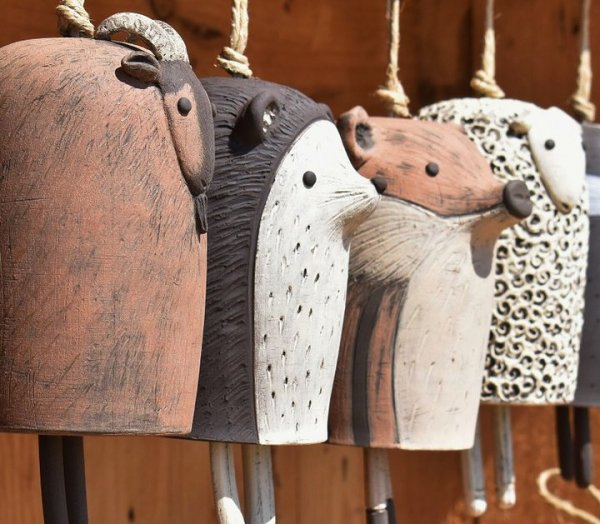 Beautiful Rustic Animal Wind Chimes,Boho Handmade Garden Decor Gift