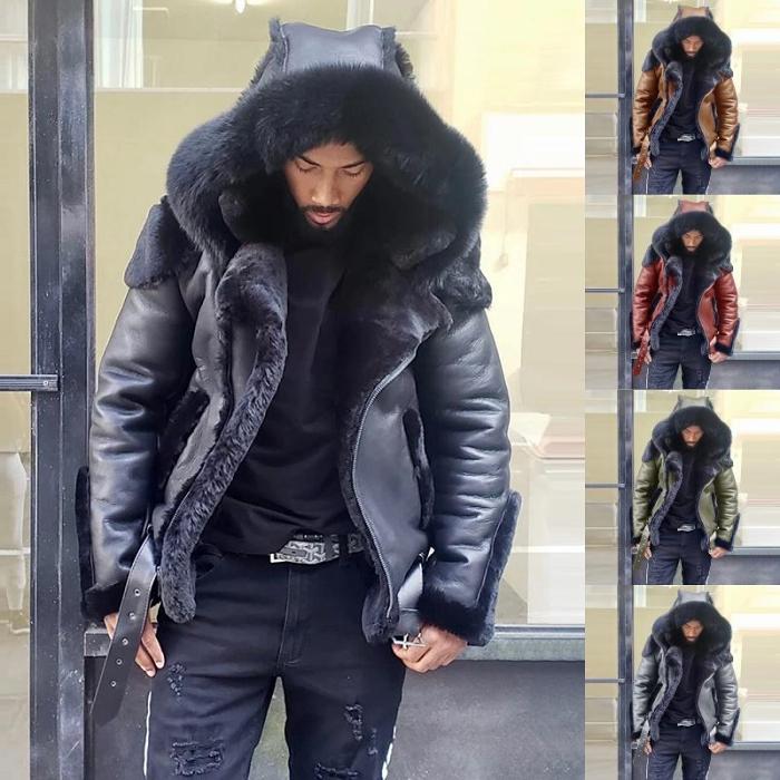 Man Sheepskin Jacket Men Winter Fur Jacket