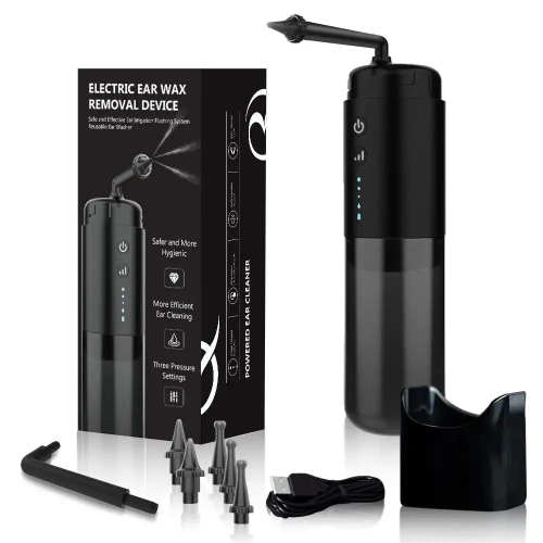Rechargeable Ear Wax Removal Kit With 4 Cleaning Modes by Veasoon