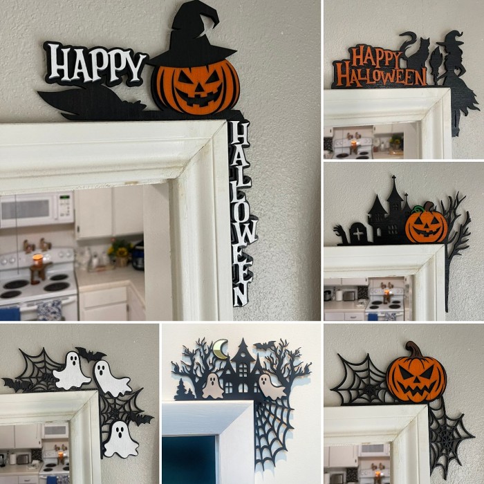 Halloween Door Corner Sign