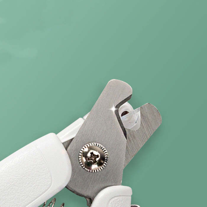 Pet nail clippers with LED light.