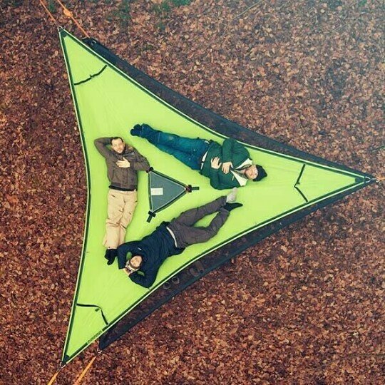 Multi-Person Hammock- Patented 3 Point Design
