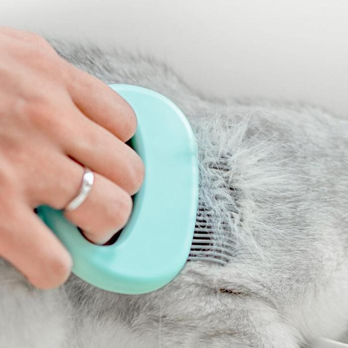 (3 Pack Bundle) Cat Hair Removal Massaging Shell Comb