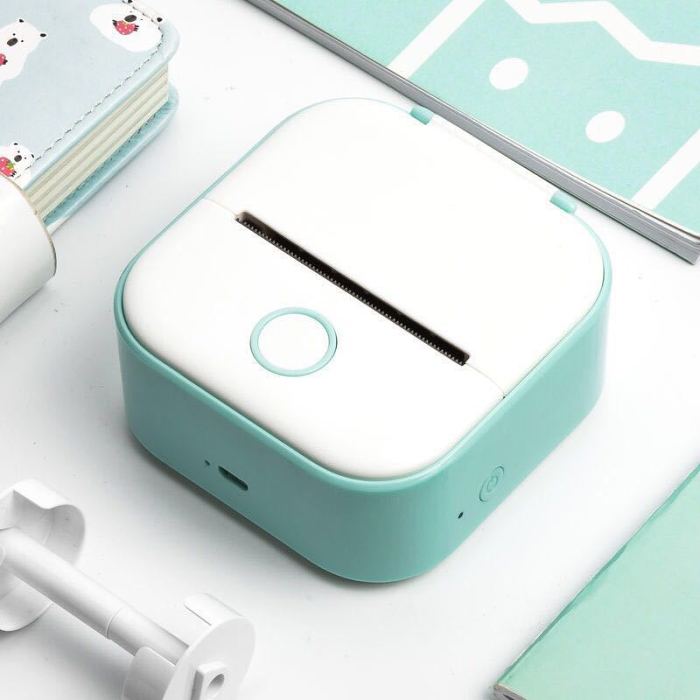 Portable Mini Thermal Label Printer: Bluetooth Connectivity