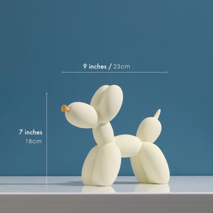 Balloon Dog Sculpture in Pastel