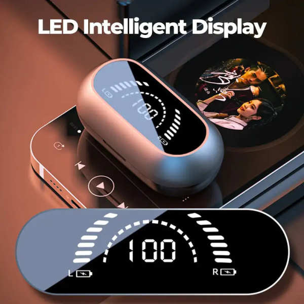 Bluetooth 5.2 Bone Conduction Earphone Ear Clip by Veasoon