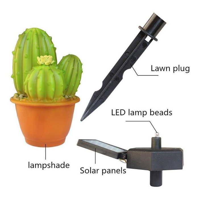 Solar LED Plant Style Garden Light