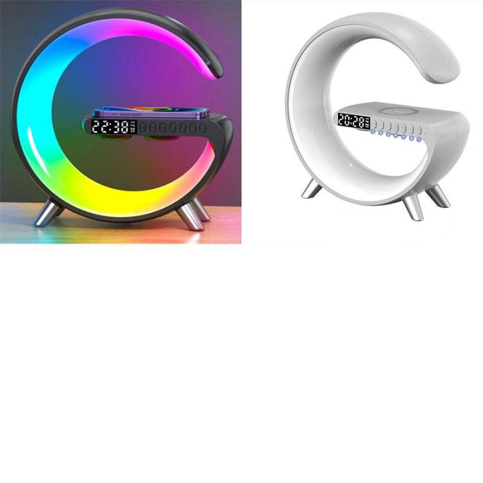 G Shaped LED Light Bluetooth Speakers - Smart Wireless Sound-Activated by Veasoon
