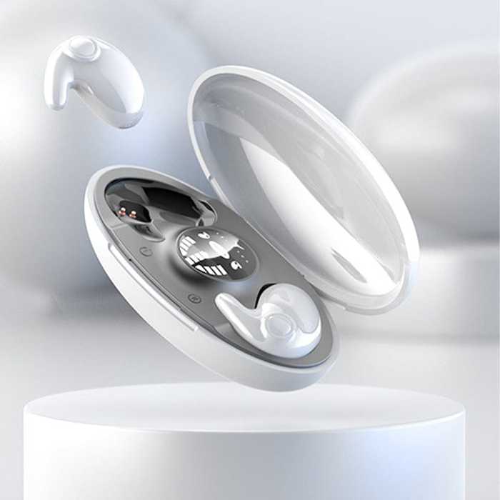 Invisible Sleep Wireless Earphone Waterproof, Double Noise-Cancelling
