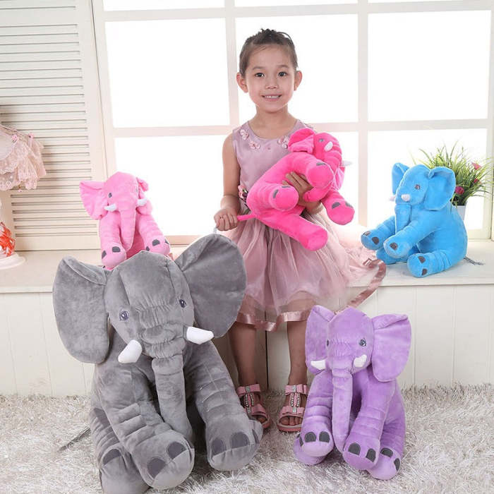 Cute Elephant Plush Pillow Doll