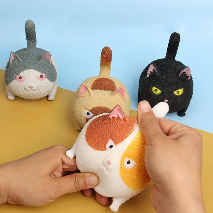 Angry Cat Stress Relief Toy