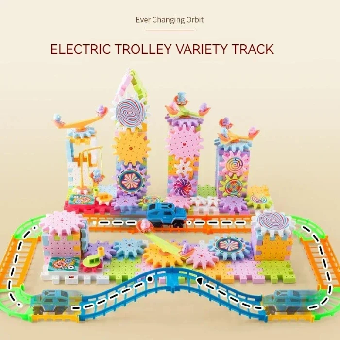 Educational STEM Electric Gears Blocks Toy