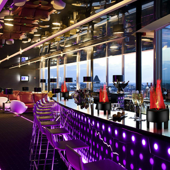 3W LED Fake Fire Flame Effect Light Party Decor Torch Lights for Bar Stage