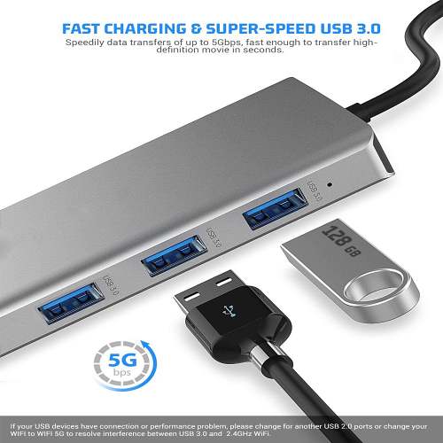 USB C Docking Station Dual Monitor USB C Hub Multiport Adapter for MacBook Pro/Air, 12 in 1 MacBook Adapter Mac Dongle with 4 USB