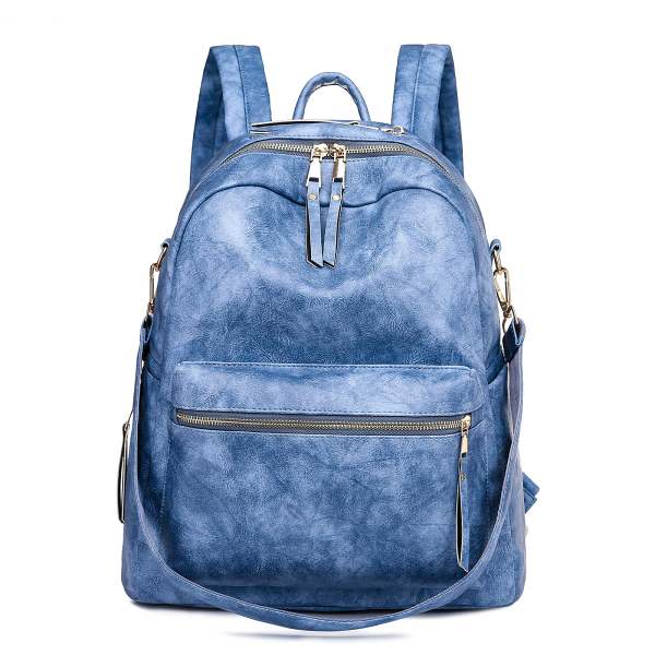 Leather Backpack Purse for Women Shoulder Book Bag Fashion PU Convertible Travel Backpack Purses